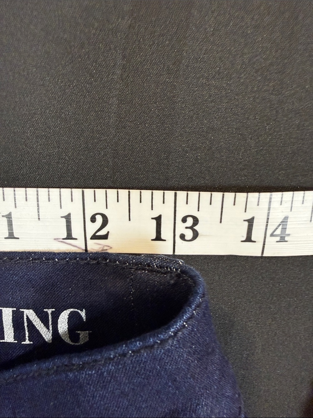New York & Company Skinny Jean Leggings in Navy Blue - Picture 7 of 14